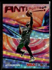 Jaylen Brown [Hyper Red] #7 Basketball Cards 2023 Panini Hoops Anti Gravity Prices