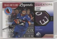 Grant Fuhr [Patch] #HOF-GF Hockey Cards 2021 SP Game Used HOF Legends Sweaters Prices