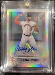 Jeremy Pena #AC-JP Baseball Cards 2022 Topps Chrome Update Autographs Prices