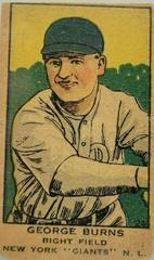 George Burns [Hand Cut] #24 Baseball Cards 1919 W514 Prices