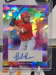 Blake Dunn [Purple Crystal] #BA-BD1 Baseball Cards 2023 Leaf Vivid Autograph Prices