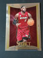 LeBron James #66 Basketball Cards 2012 Panini Select Prices