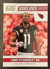 Larry Fitzgerald [Sidelines] #11 Football Cards 2018 Score Sidelines Prices