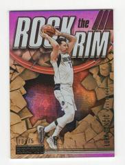 Luka Doncic [Purple] #25 Basketball Cards 2023 Panini Recon Rock the Rim Prices