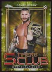 Randy Orton [Gold Refractor] #5T-10 Wrestling Cards 2021 Topps Chrome WWE 5 Timers Club Prices