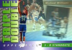 Micheal Williams #TD10 Basketball Cards 1993 Upper Deck Triple Double Prices