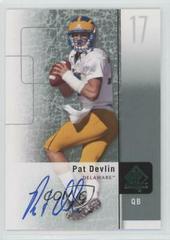 Pat Devlin [Autograph] #19 Football Cards 2011 SP Authentic Prices