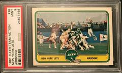 New York Jets [Airborne] Football Cards 1981 Fleer Team Action Prices