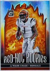 Ja'Marr Chase Football Cards 2021 Panini Donruss Optic Red Hot Rookies Prices