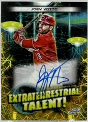 Joey Votto [Gold Interstellar] Baseball Cards 2023 Topps Cosmic Chrome Extraterrestrial Talent Autographs Prices