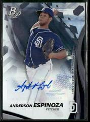 Anderson Espinoza Baseball Cards 2017 Bowman Platinum Top Prospects Autographs Prices
