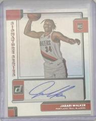 Jabari Walker #SS-JWL Basketball Cards 2022 Panini Donruss Signature Series Prices