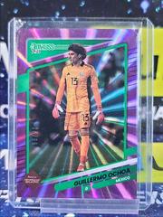 Guillermo Ochoa [Purple Laser] Soccer Cards 2021 Panini Donruss Road to Qatar Prices