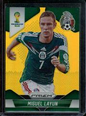 Miguel Layun [Gold Prizm] Soccer Cards 2014 Panini Prizm World Cup Prices
