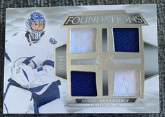 Andrei Vasilevskiy Hockey Cards 2021 Upper Deck The Cup Foundations Quad Jersey Prices