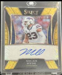 Micah Hyde [Gold] #SIP-MHY Football Cards 2021 Panini Select Signatures Prizm Prices