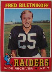 Fred Biletnikoff #178 Football Cards 1971 Topps Prices