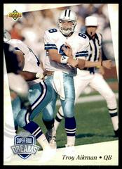 Troy Aikman #34 Football Cards 1993 Upper Deck NFL Experience Prices