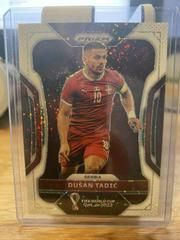 Dusan Tadic [White Sparkle] Soccer Cards 2022 Panini Prizm World Cup Prices