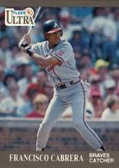 Francisco Cabrera #3 Baseball Cards 1991 Ultra Prices