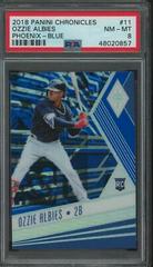 Ozzie Albies [Blue] Baseball Cards 2018 Panini Chronicles Phoenix Prices