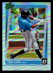 Yiddi Cappe [Holo] Baseball Cards 2021 Panini Donruss Optic Rated Prospect Prices