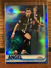 Angel Di Maria [Blue Refractor] Soccer Cards 2019 Topps Chrome UEFA Champions League Prices