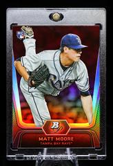Matt Moore #99 Baseball Cards 2012 Bowman Platinum Prices