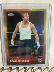 Dean Ambrose [Gold] #22 Wrestling Cards 2015 Topps Chrome WWE Prices