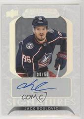 Jack Roslovic #SOS-RO Hockey Cards 2021 Upper Deck Ovation Standing Signatures Prices