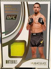Robert Whittaker [Gold] #M-RWT Ufc Cards 2021 Panini Immaculate UFC Materials Prices