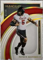 Patrick Mahomes II [Gold] Football Cards 2022 Panini Immaculate Collegiate Prices