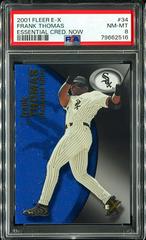 Frank Thomas [Essential Cred. Now] #34 Baseball Cards 2001 Fleer EX Prices