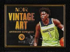 Anthony Edwards [Metal Frame FOTL] Basketball Cards 2020 Panini Noir Prices