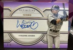 Ichiro [Purple] Baseball Cards 2022 Topps Definitive Legendary Autograph Collection Prices