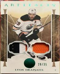 Leon Draisaitl [Material Emerald] Hockey Cards 2022 Upper Deck Artifacts Prices
