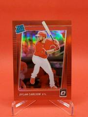 Dylan Carlson [Red] Baseball Cards 2021 Panini Donruss Optic Prices