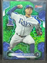 Taj Bradley [Green Mini Diamond] #1 Baseball Cards 2023 Bowman's Best Prices