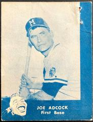Joe Adcock Baseball Cards 1960 Lake to Lake Dairy Braves Prices