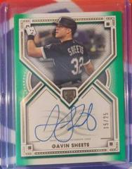 Gavin Sheets [Green] Baseball Cards 2022 Topps Definitive Rookie Autographs Prices
