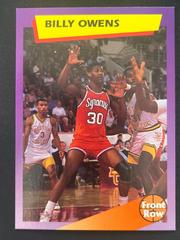 Billy Owens #16 Basketball Cards 1992 Front Row Dream Picks Prices