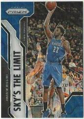 Andrew Wiggins [Blue Wave Prizm] #14 Basketball Cards 2016 Panini Prizm Sky's the Limit Prices