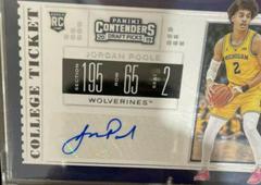 Jordan Poole [Autograph] #131 Basketball Cards 2019 Panini Contenders Draft Picks Prices