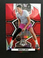 Nikola Jovic [Red] #18 Basketball Cards 2022 Panini Chronicles Draft Picks Mosaic Prices