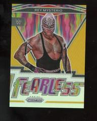 Rey Mysterio [Gold Prizm] #19 Wrestling Cards 2022 Panini Prizm WWE Fearless Prices