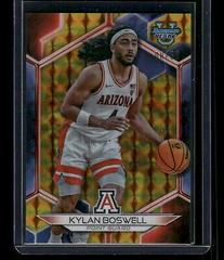 Kylan Boswell [Geometric Gold Refractor] #3 Basketball Cards 2023 Bowman Best University Prices