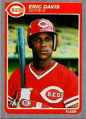 Eric Davis #533 Baseball Cards 1985 Fleer Prices