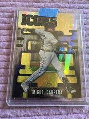 Miguel Cabrera [Spectrum Gold] Baseball Cards 2021 Panini Absolute Icons Prices