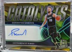 Domantas Sabonis [Gold] #CAS-DSB Basketball Cards 2021 Panini Spectra Catalysts Signatures Prices