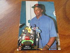 Troy Vincent Football Cards 1992 Stadium Club Prices